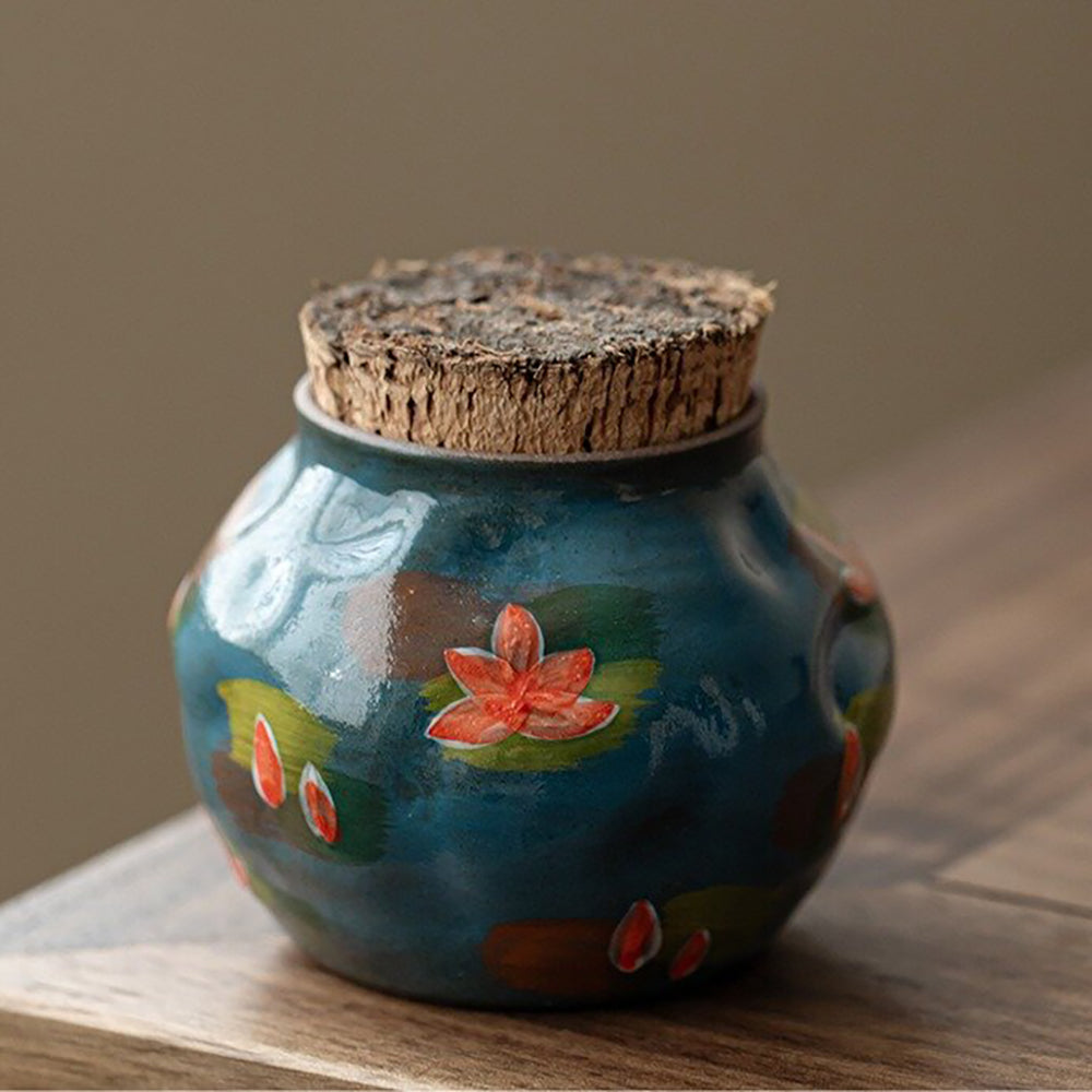 Handmade Pottery Tea Caddy