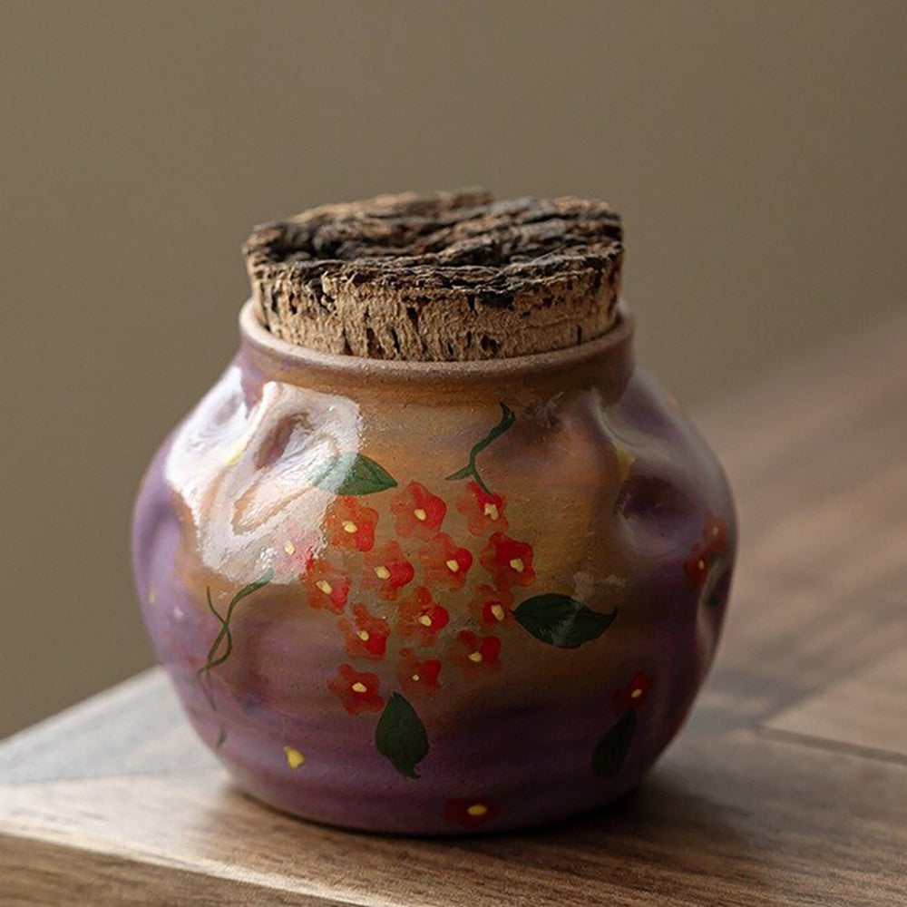 Handmade Pottery Tea Caddy