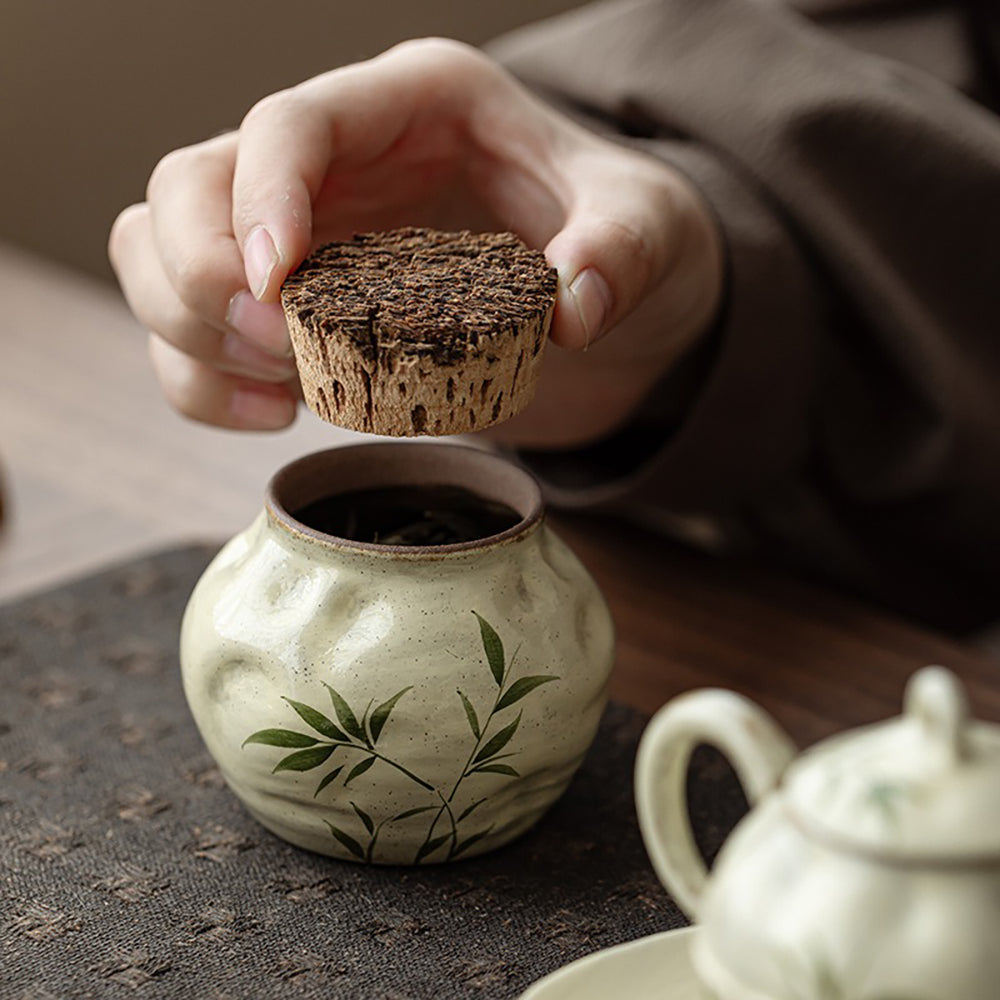 Handmade Pottery Tea Caddy