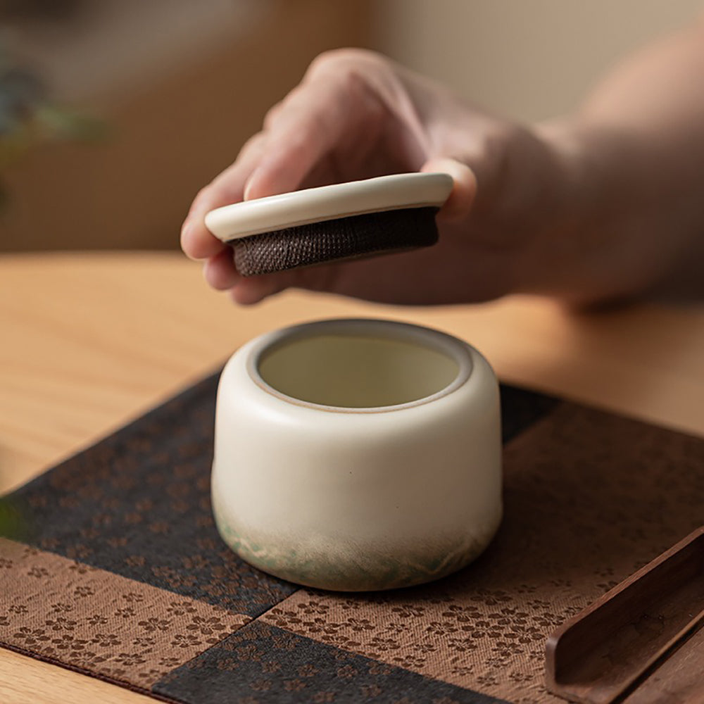 Gradient Mountain Three Tea Caddies Set