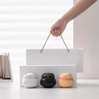 Lucky Cat Three Tea Caddies Set