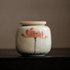 Hand-painted Ceramic Tea Caddy
