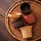 Purple Clay Five Elements Tea Cup Set