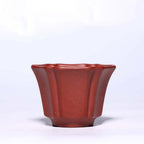 Purple Clay Flower Gongfu Tea Cup Set