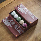 Ceramic Five Kiln Gongfu Tea Cup Set