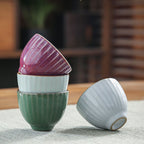 Ceramic Five Kiln Gongfu Tea Cup Set