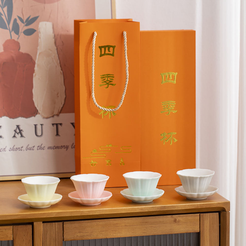 Ruyao Four Seasons Gongfu Tea Cup Set