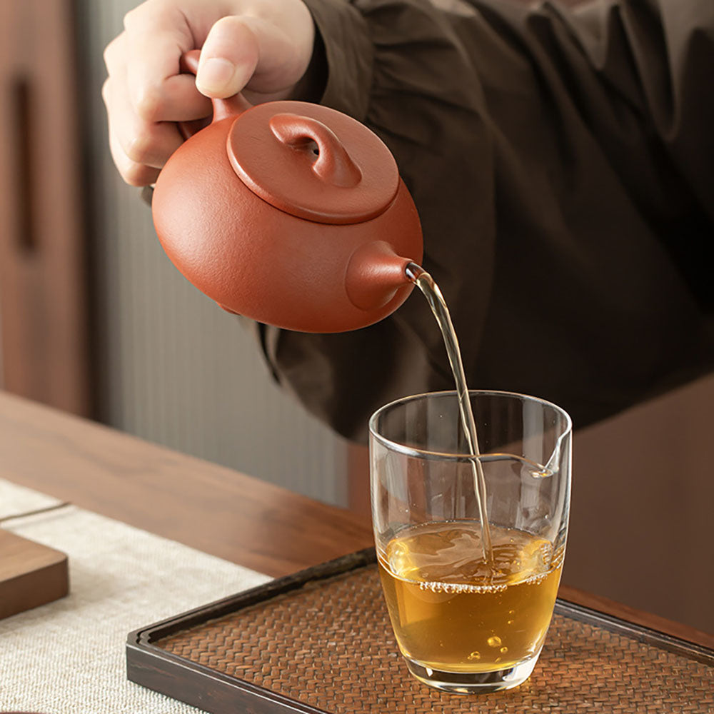 Yixing Purple Clay Five Blessings Tea Set