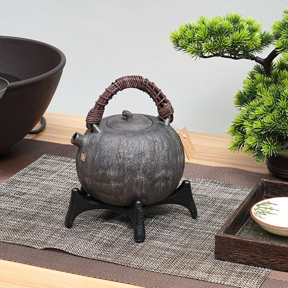 Japanese Melon Cast Iron Teapot