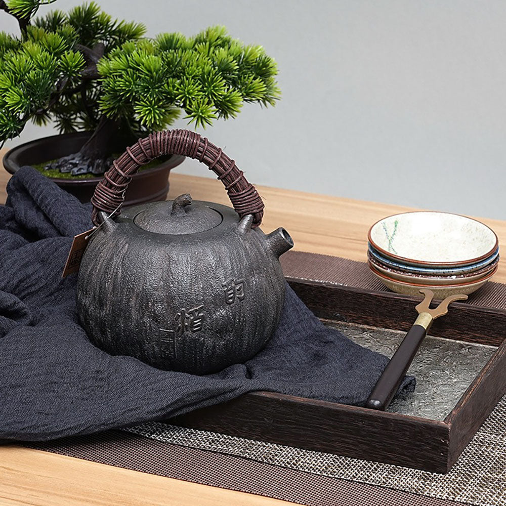 Japanese Melon Cast Iron Teapot