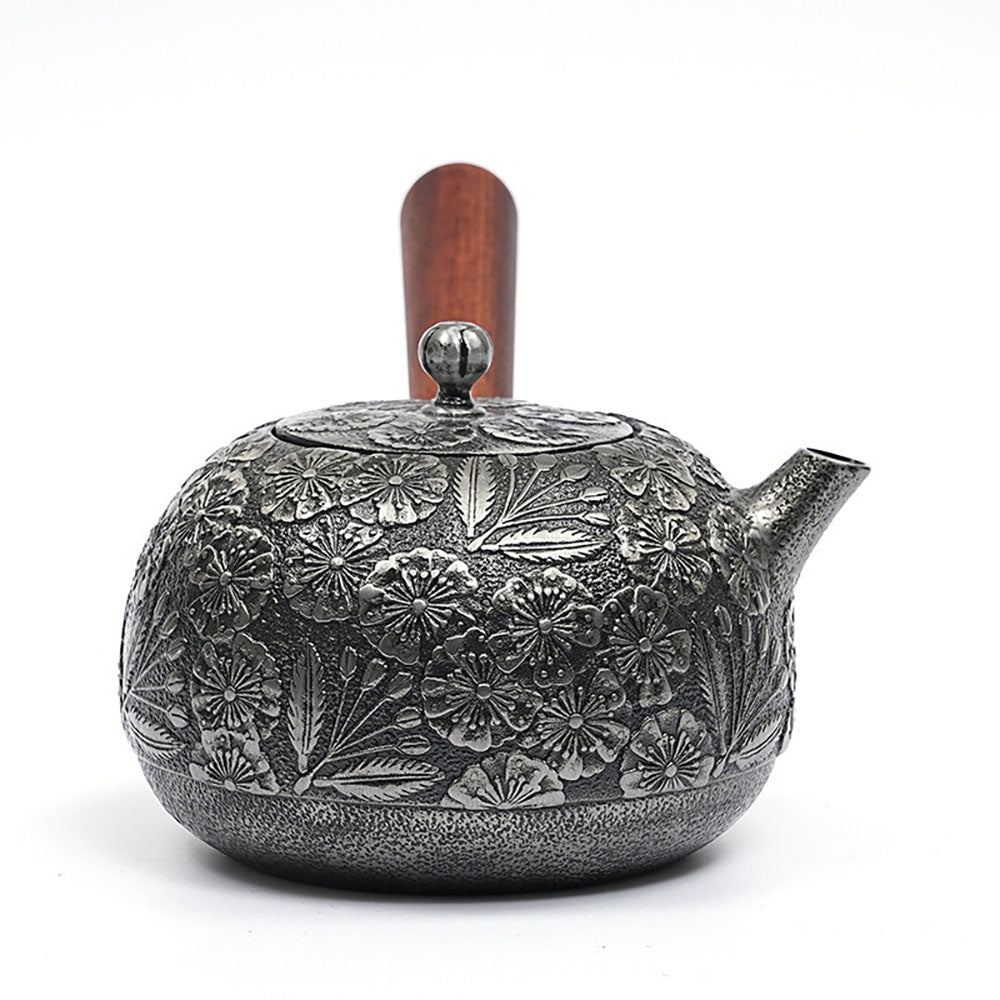 Japanese Sand Iron Side Handle Teapot