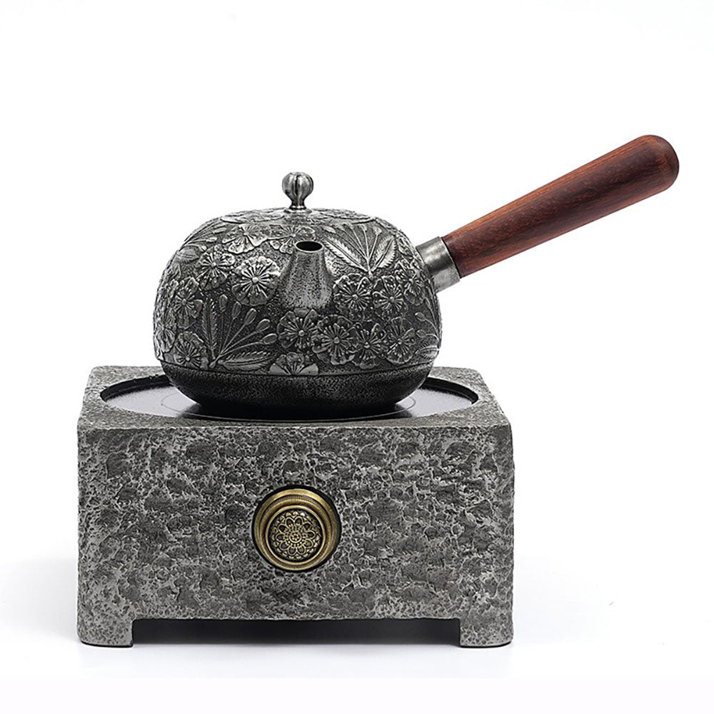 Japanese Sand Iron Side Handle Teapot