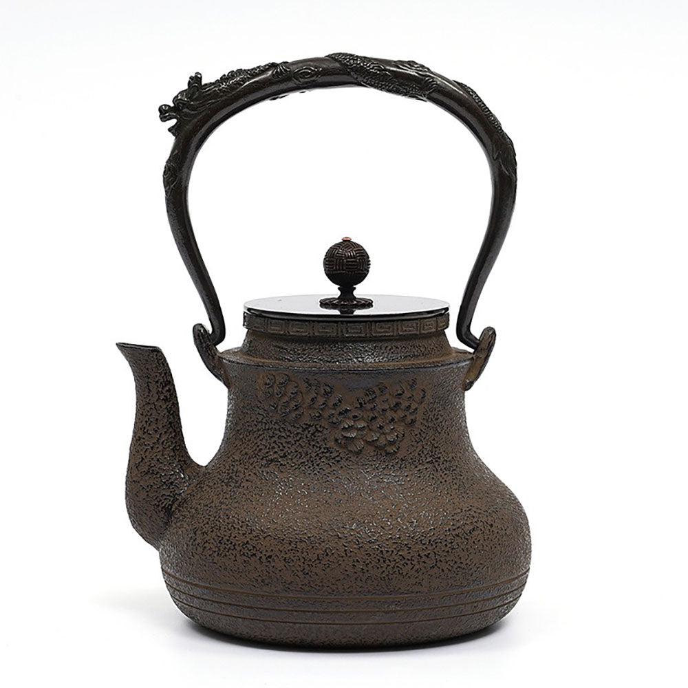 Japanese Tiger Roar Cast Iron Teapot