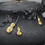 Japanese Gourd Cast Iron Teapot