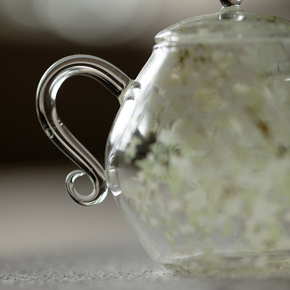 春梨花耐热玻璃茶壶