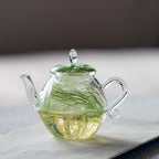 花卉耐热玻璃茶壶