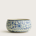 Blue And White Ruyao Twig Flowers Tea Washer