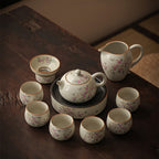 Ruyao Peach Blossom Chinese Tea Set
