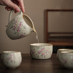 Ruyao Peach Blossom Chinese Tea Set