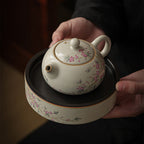 Ruyao Peach Blossom Chinese Tea Set
