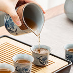Hand Drawing Orchid Chinese Tea Set