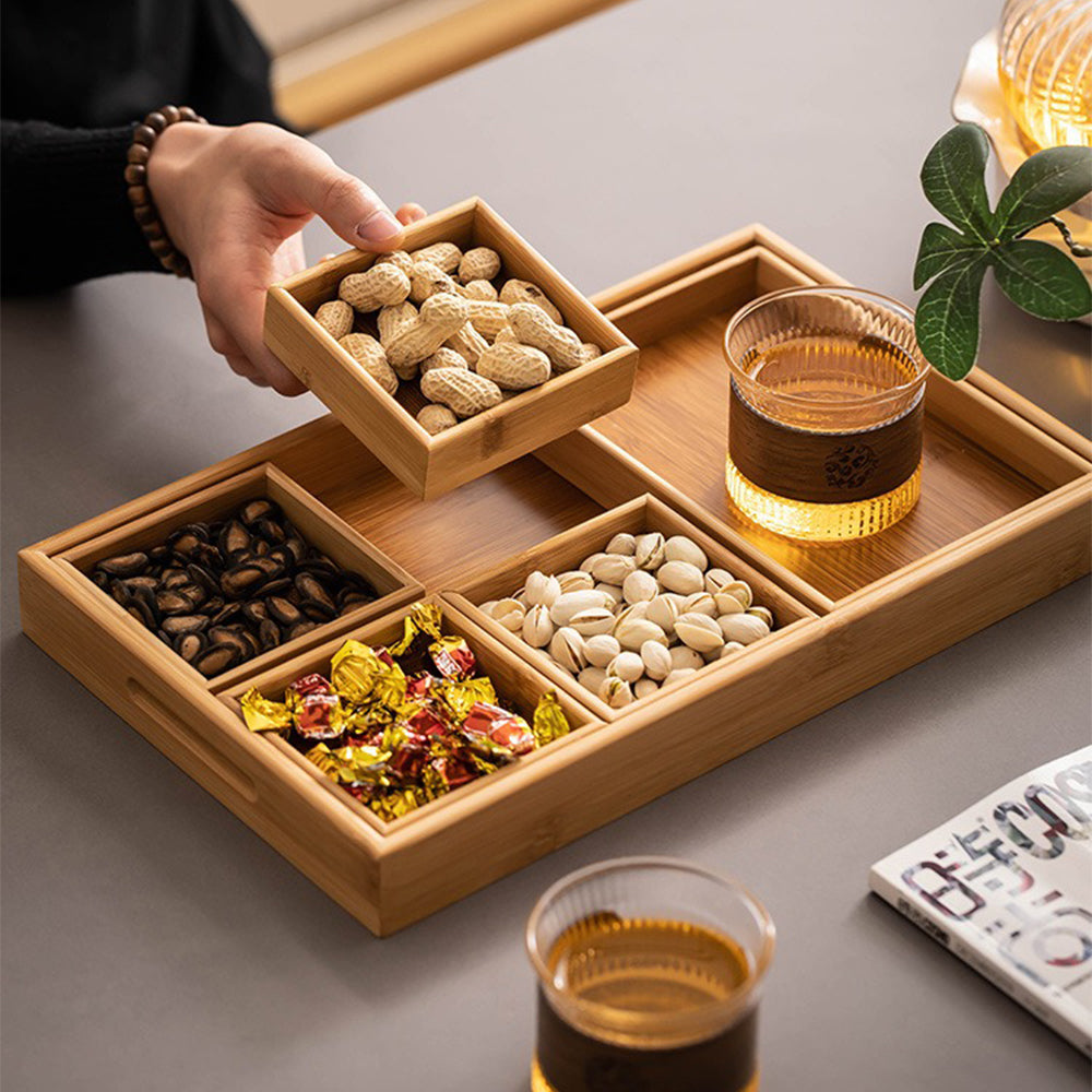 Chrysanthemum Style Glass Tea Set