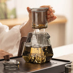 Ink Color Mountain Glass Tea Set
