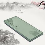 天螺青石工夫茶盘