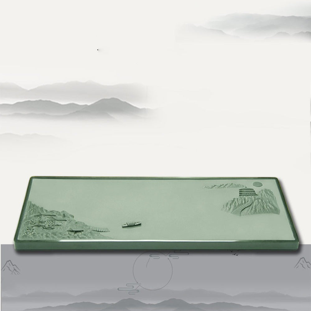 天螺青石工夫茶盘