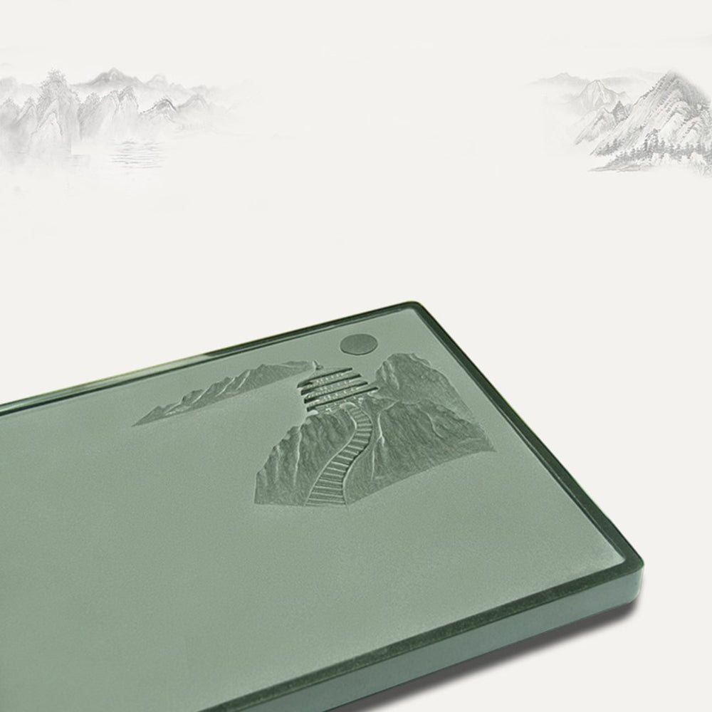 天螺青石工夫茶盘