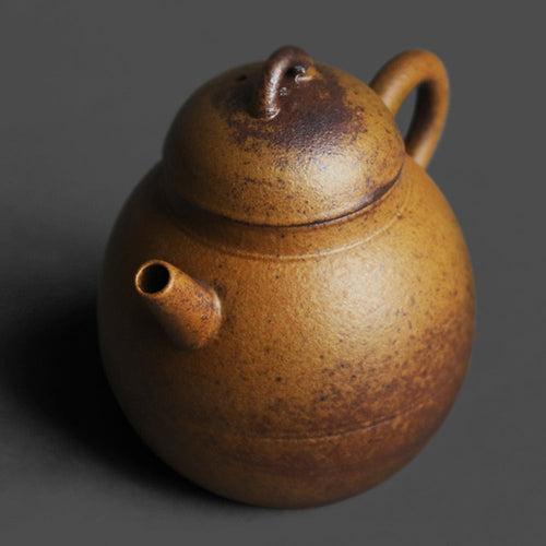 中国龙蛋粗陶茶壶