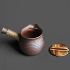 Japanese Kyusu Heating Pot With Wooden Lid