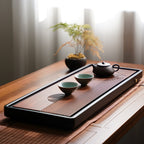 重竹水波纹茶盘