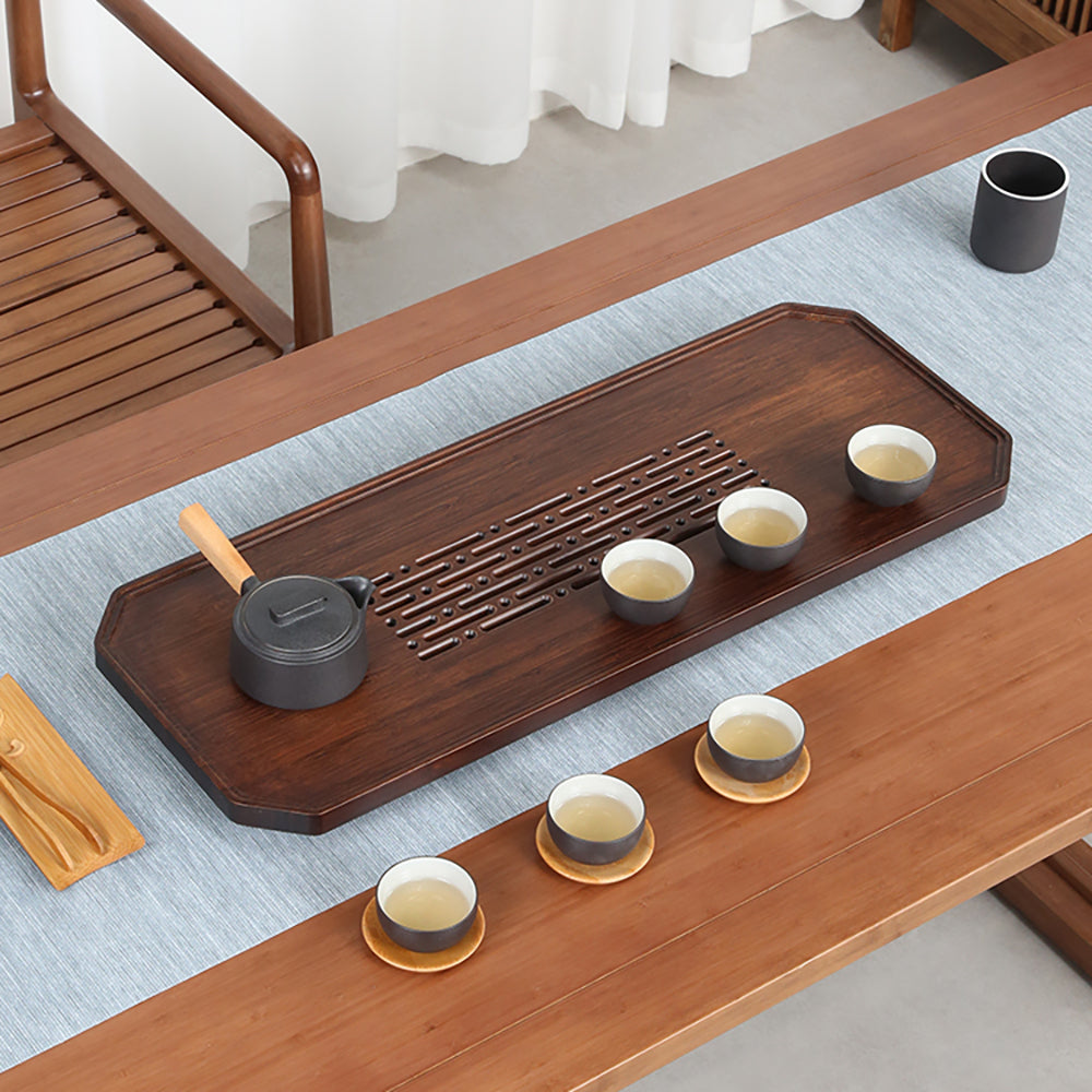 楠竹镂空功夫茶盘