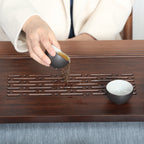 楠竹镂空功夫茶盘