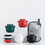 Maneki Neko Lucky Cat Travel Tea Set