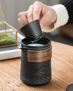 Mountain and Sea Travel Tea Set