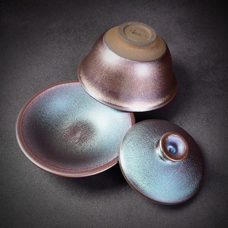Handmade Tenmoku Tianmu Jian Zhan Chinese Tea Set