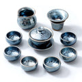 Handmade Tenmoku Tianmu Jian Zhan Chinese Tea Set