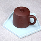 Purple Clay Willing Tea Cup With Infuser