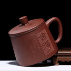 Purple Clay Willing Tea Cup With Infuser