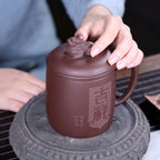 紫砂祥狮内胆杯