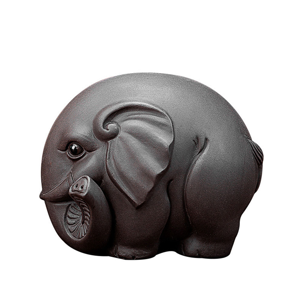 Yixing Clay Round Elephant Tea Pet