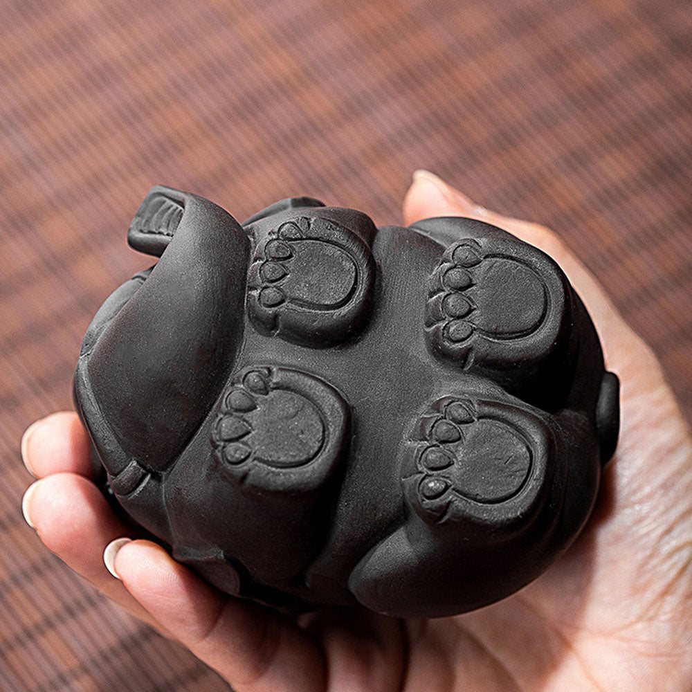 Yixing Clay Round Elephant Tea Pet