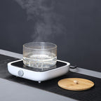Heart Sutra Glass Tea Washer With Lid