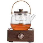 Walnut Adjustable Electronic Tea Stove Heater