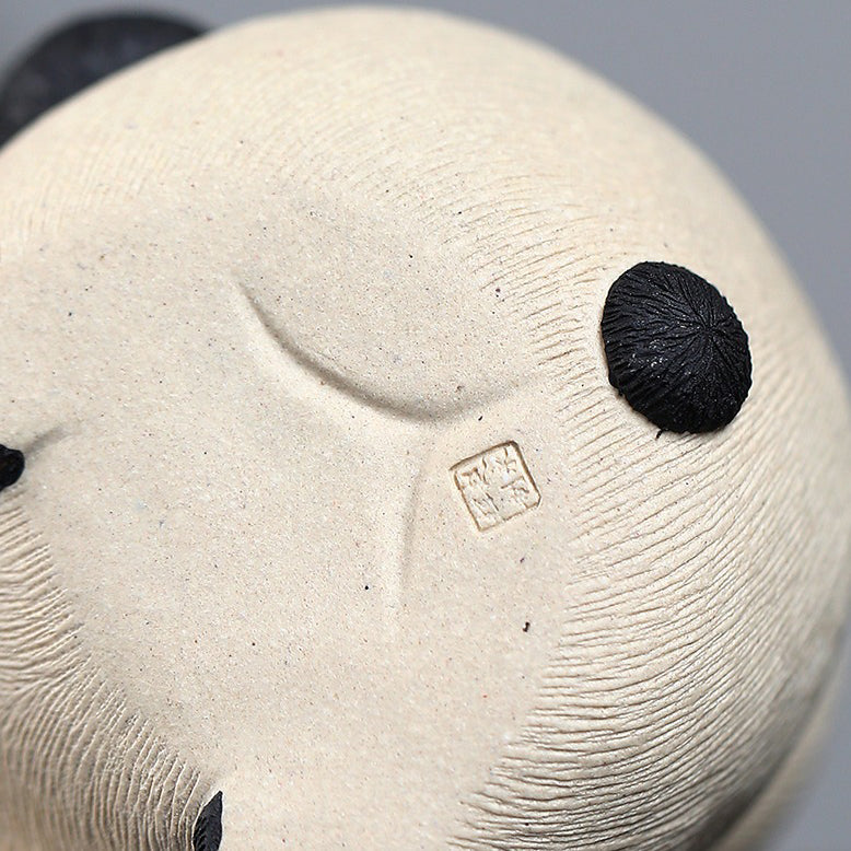 Handmade Clay Panda Tea Pet