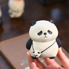 Handmade Clay Panda Tea Pet