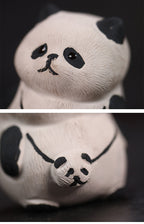 Handmade Clay Panda Tea Pet