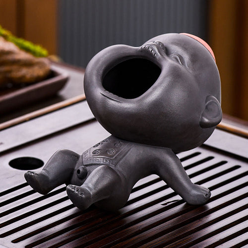 大嘴尿尿童茶宠